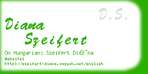 diana szeifert business card